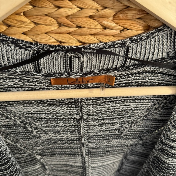 Belldini Open Knit Cardigan with Pockets - Picture 11 of 11